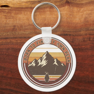 Llavero Nacido para encontrar mi propia cima-El pingüino i