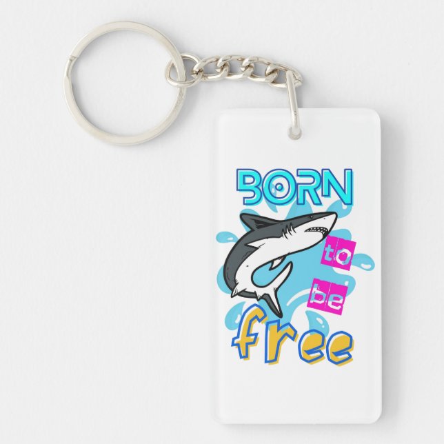 LLAVERO NACIDO PARA SER LIBRE (Frente)