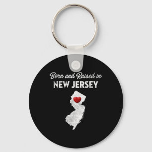 Llavero Nacido Y Criado En Nueva Jersey - Nueva Jersey Nj