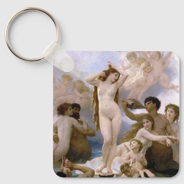 Llavero Nacimiento de Venus por William-Adolphe Bouguereau (Anverso)