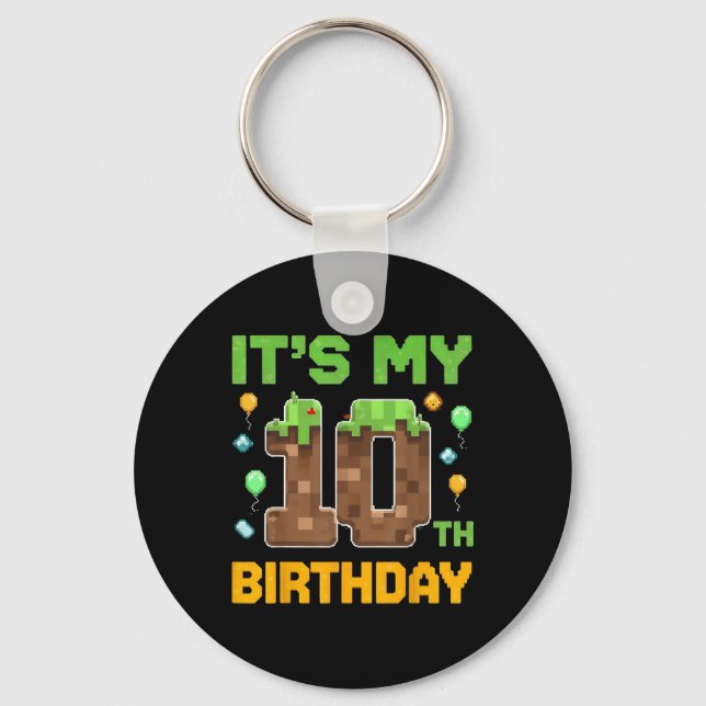 Llavero Nacimiento es mi décimo cumpleaños (Anverso)