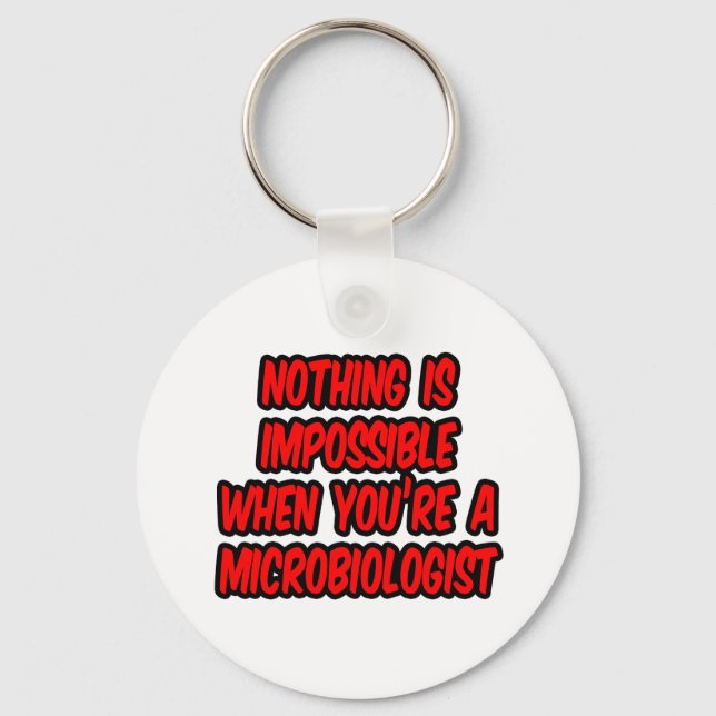 Llavero Nada Es Imposible... Microbiólogo (Anverso)
