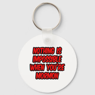 Llavero Nada Es Imposible...Mormón