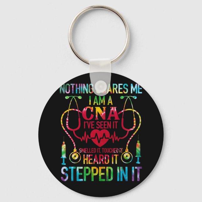 Llavero Nada me asusta, enfermera de la CNA............... (Anverso)