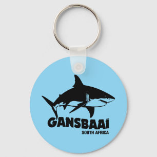 Llavero Nadando Con Grandes Tiburones Blancos - Buceo En G