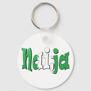 Llavero Naija (bandera nigeriana)