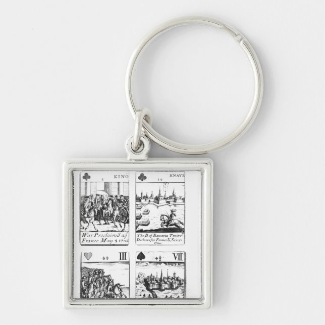 Llavero Naipes que conmemoran (Frente)