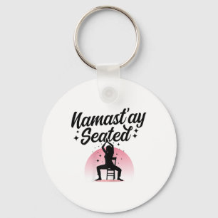 Llavero Namastay Sentado - Yoga de Silla
