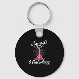 Llavero Namaste a 6 metros de distancia Flamingo Yoga Teac