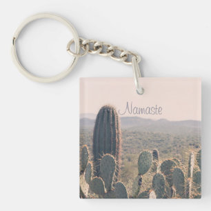 Llavero Namaste - Arizona Cacti Cadena de llaves acrílic