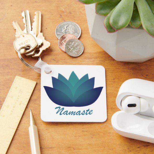 Llavero Namaste Flor de Loto (Escritorio )