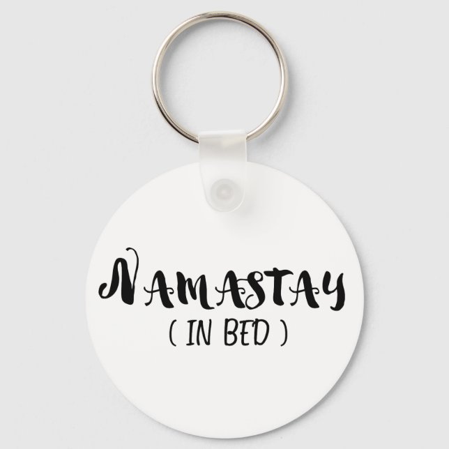 Llavero Namaste in Bed (Anverso)