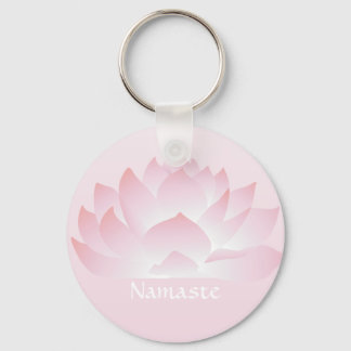 Llavero Namaste Lotus Flower Pink Keychain