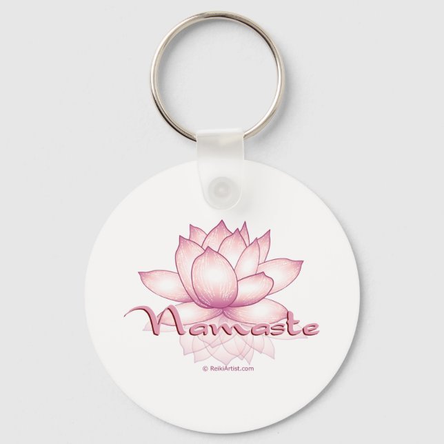 Llavero Namaste Pink Lotus (Anverso)