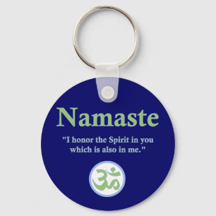 Llavero Namaste - with quote and Om symbol