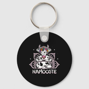 Llavero Namooste Vaca Meditando Yoga Meditación Namaste 