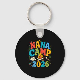 Llavero Nana campamento 2026 abuela retro acampada familia