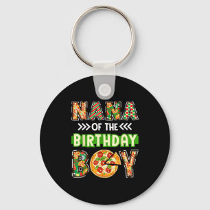 Llavero Nana del chico cumpleañero amante de la pizza fies