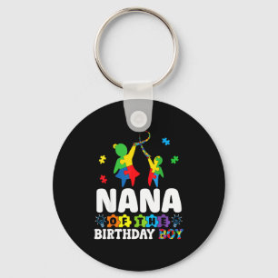 Llavero Nana del niño de cumpleaños apoyo a la conciencia