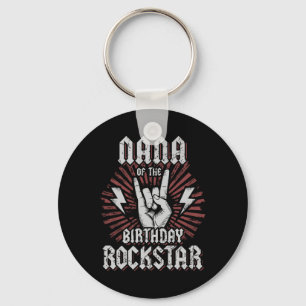 Llavero Nana del rockstar del cumpleaños Rocker Rock coinc