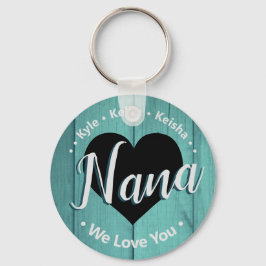 Llavero Nana Grandkids Nombre Personalizado Que Te Amamos