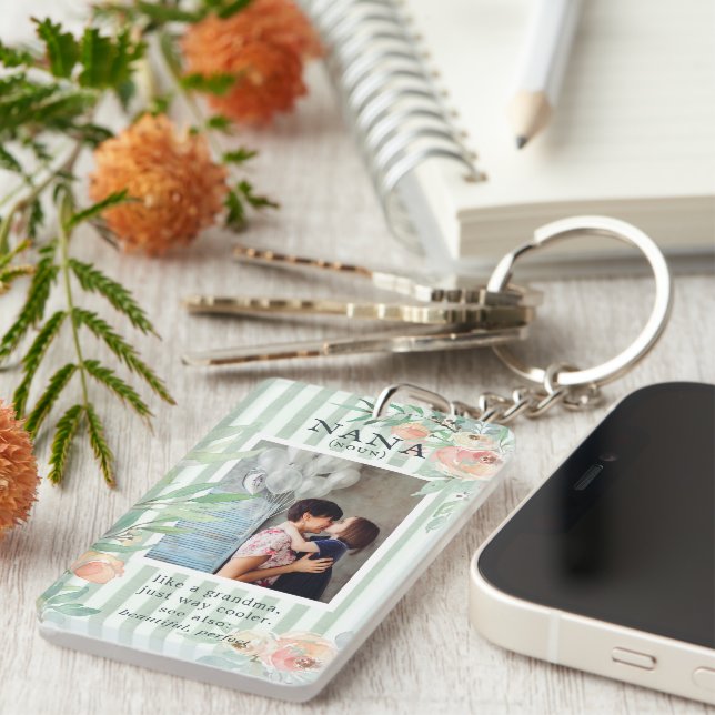 Llavero Nana | Marcador de fotos personalizado (Frente Derecha)