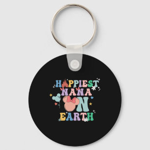 Llavero Nana más feliz del mundo Groovy Día de la Madre