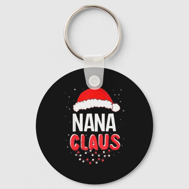 Llavero Nana Santa Claus Christmas Matching Costume  (Anverso)