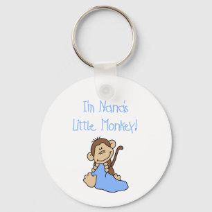 Llavero Nana's Little Monkey - Blue Tshirts and Gifts