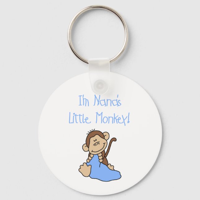 Llavero Nana's Little Monkey - Blue Tshirts and Gifts (Anverso)