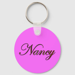 Llavero NANCY Nombre marca clave de regalo o tracción de c