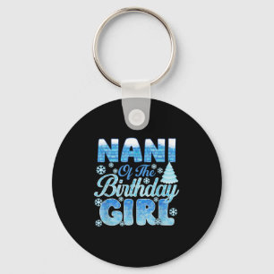 Llavero Nani Del Chica De Cumpleaños Snowflakes Themed Mat