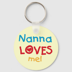 Llavero Nanna me ama las camisetas y los regalos
