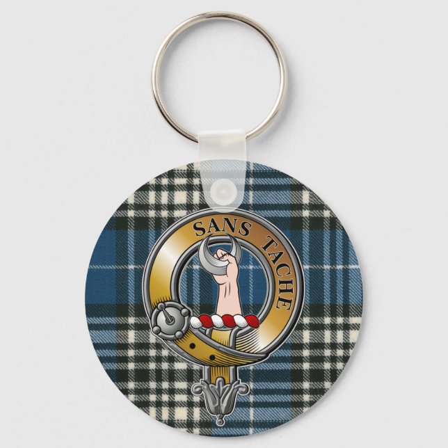 Llavero Napier Tartan & Badge (Anverso)