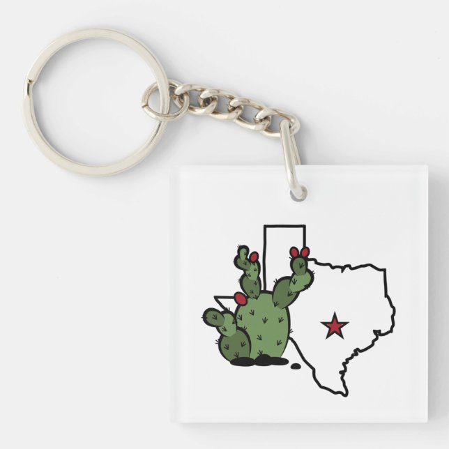 Llavero NAPO Austin Pear Cactus Keychain (Frente)