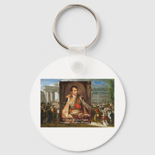 Llavero Napoleón "Política de la estupidez" Cita Regalos T