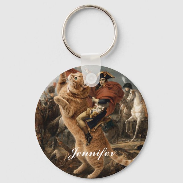 Llavero Napoleon Riding Giant Battle Cat                   (Anverso)