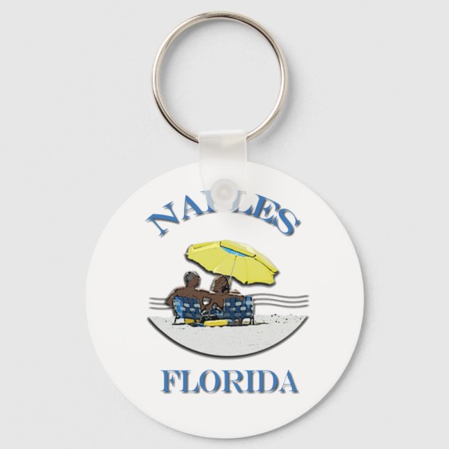 Llavero Nápoles Florida Keychain (Anverso)