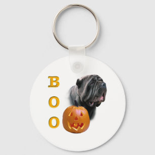 Llavero Napolitano Mastiff Halloween BOO