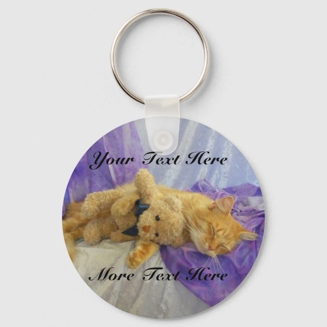 Llavero Napping Kitty Keychain (Anverso)