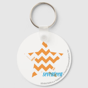 Llavero Naranja 3 del zigzag