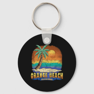 Llavero Naranja Beach Alabama Vintage Molestage Souvenir