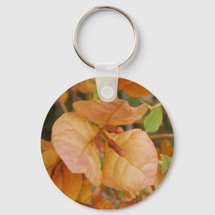 Llavero Naranja Bougainvillea Keychain