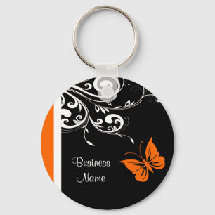 Llavero Naranja Butterly Flourish