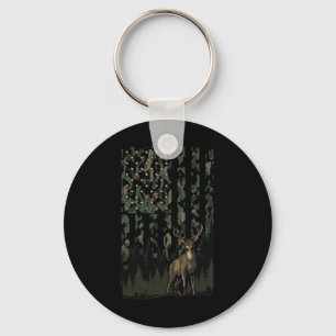 Llavero Naranja Camo Deer Bandera Estadounidense Caza Rega