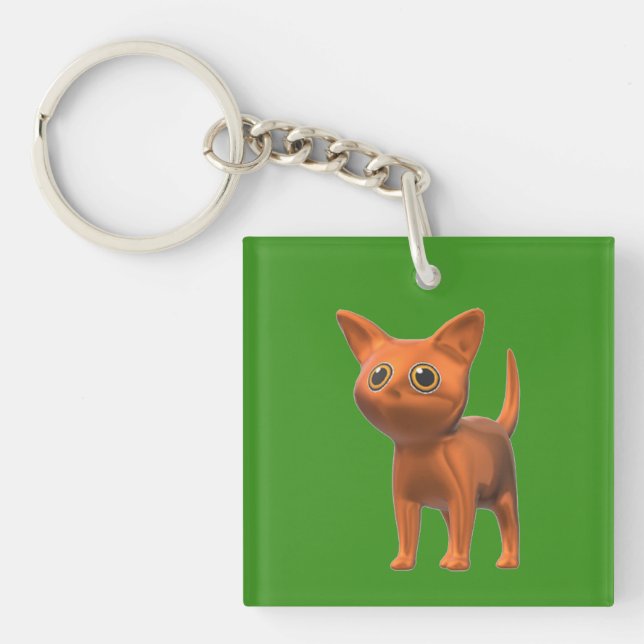 Llavero Naranja Cat (Frente)
