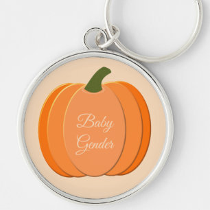 Llavero Naranja Cuto Sexo Personalizado Neutral de calabaz