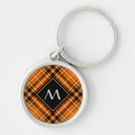 Llavero Naranja de Halloween Tartan