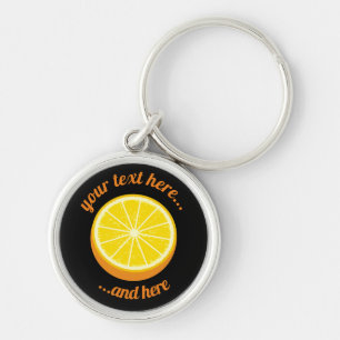 Llavero Naranja de la mitad