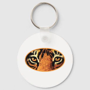 Llavero Naranja de los ojos de los tigres: los regalos de 